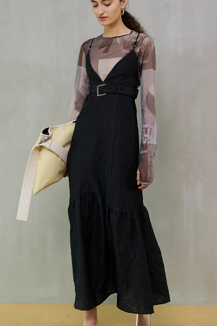 maison special ワンピース MAISON SPECIAL(メゾンスペシャル)｜Jacquard Camisole One-Piece