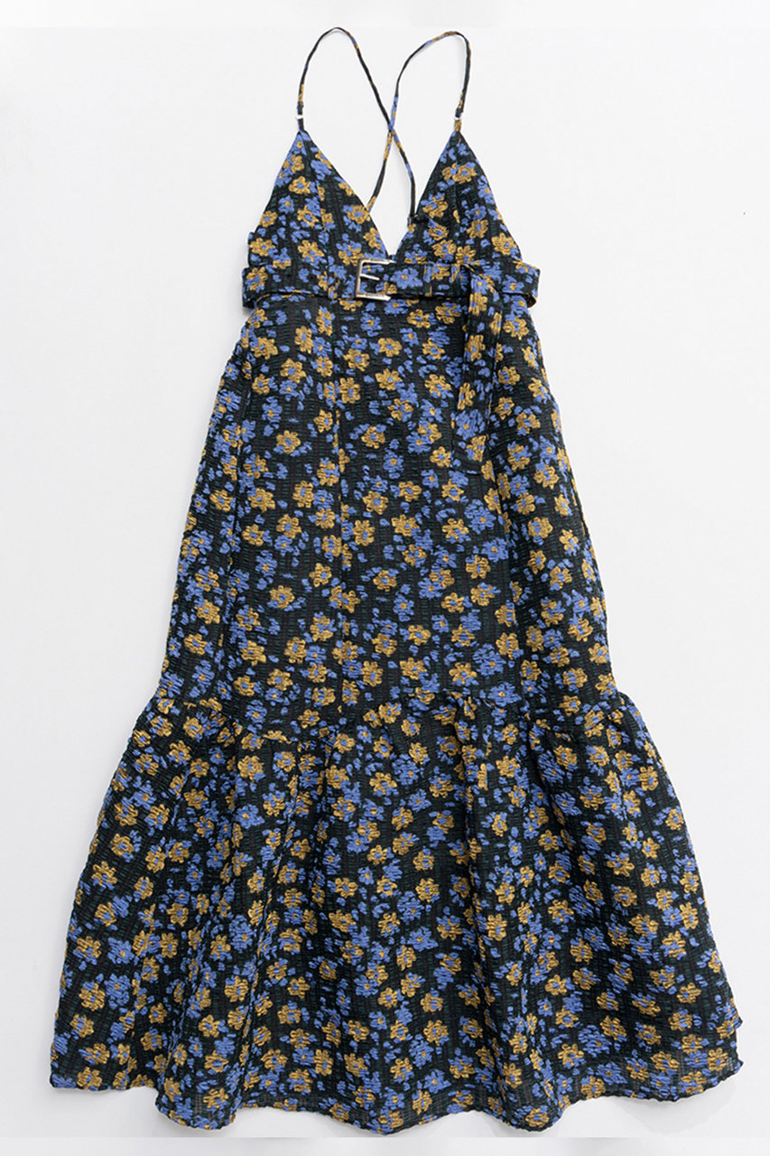 メゾンスペシャル/MAISON SPECIALの【予約販売】Jacquard Camisole One-Piece/ジャガードキャミワンピース(BLU(ブルー)/21261265702)