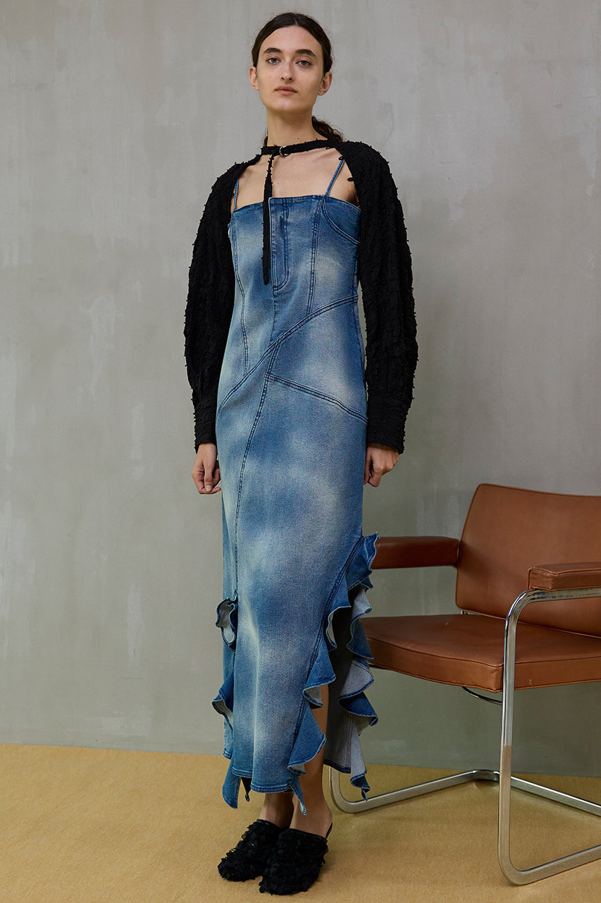 MAISON SPECIAL(メゾンスペシャル)｜Frill Denim Dress/フリルデニム 