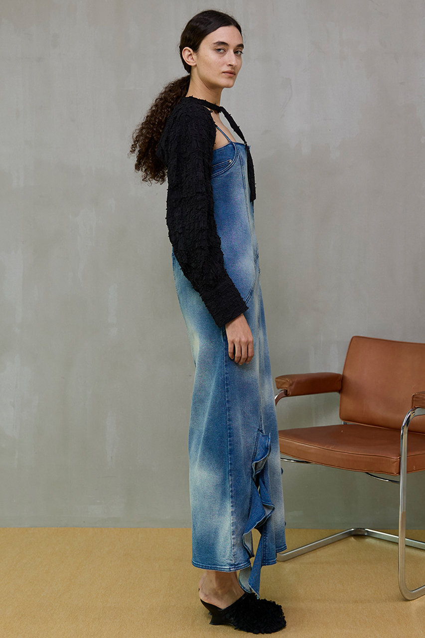 MAISON SPECIAL(メゾンスペシャル)｜Frill Denim Dress/フリルデニム