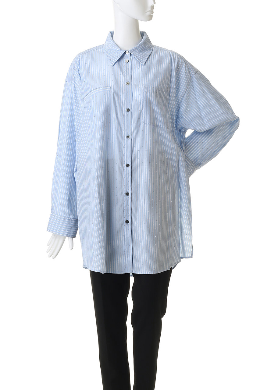 MAISON SPECIAL(メゾンスペシャル)｜Rhinestone Overshirt/ライン