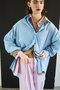 Rhinestone Overshirt/ラインストーンオーバーシャツ メゾンスペシャル/MAISON SPECIAL
