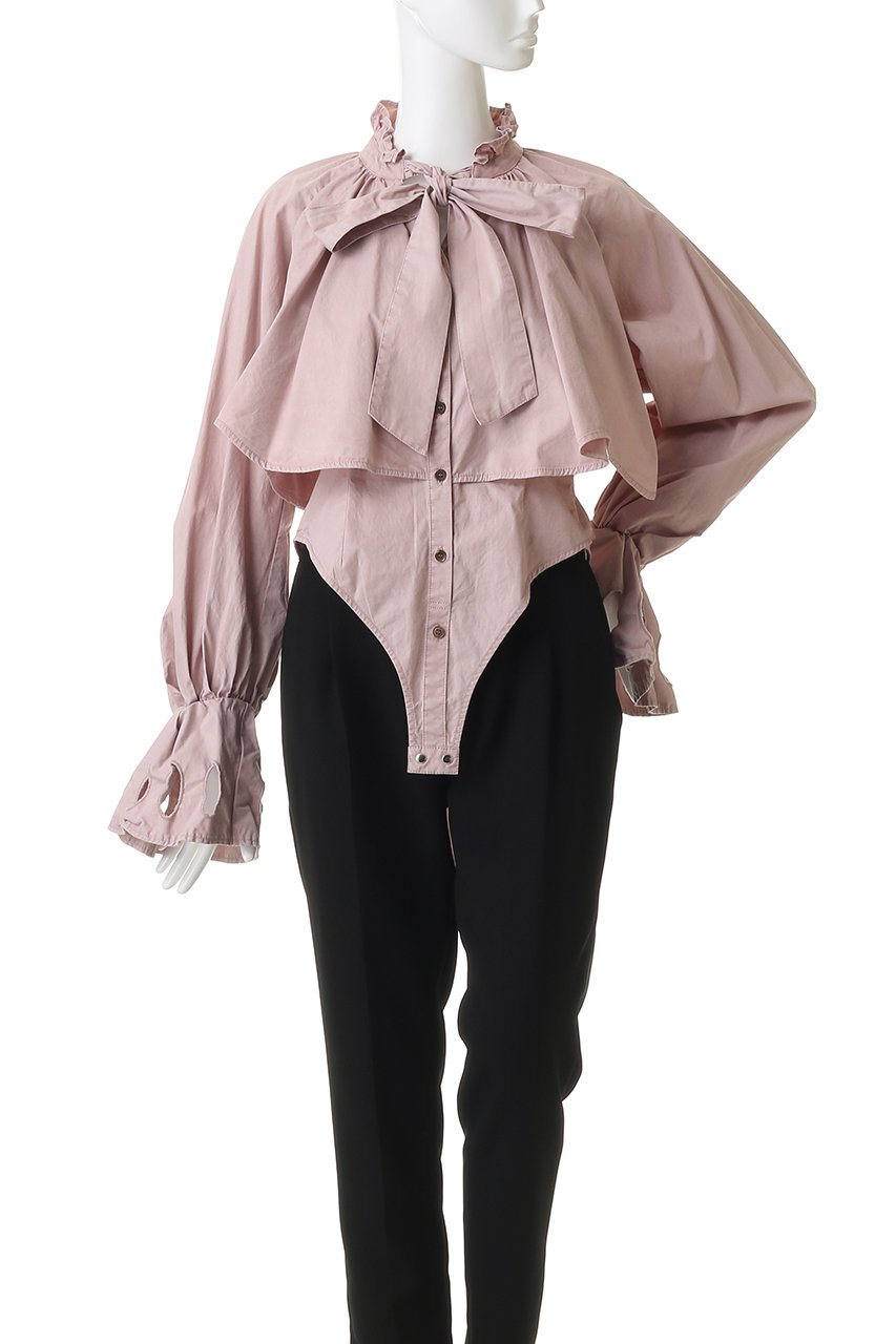 MAISON SPECIAL(メゾンスペシャル)｜Ruffle Shirt Bodysuit/ラッフル