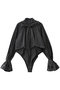 Ruffle Shirt Bodysuit/ラッフルシャツボディスーツ メゾンスペシャル/MAISON SPECIAL GRY(グレー)