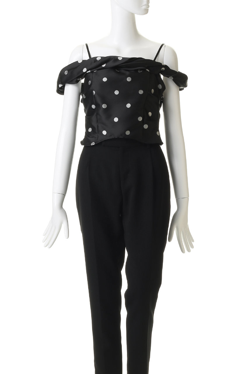 オフショル　シアー　ビスチェ MAISON SPECIAL MAISON SPECIAL（メゾンスペシャル）の「Tulle Off Shoulder Bustier