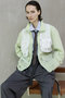 Striped Neck Tie Shirt/ストライプネクタイシャツ メゾンスペシャル/MAISON SPECIAL
