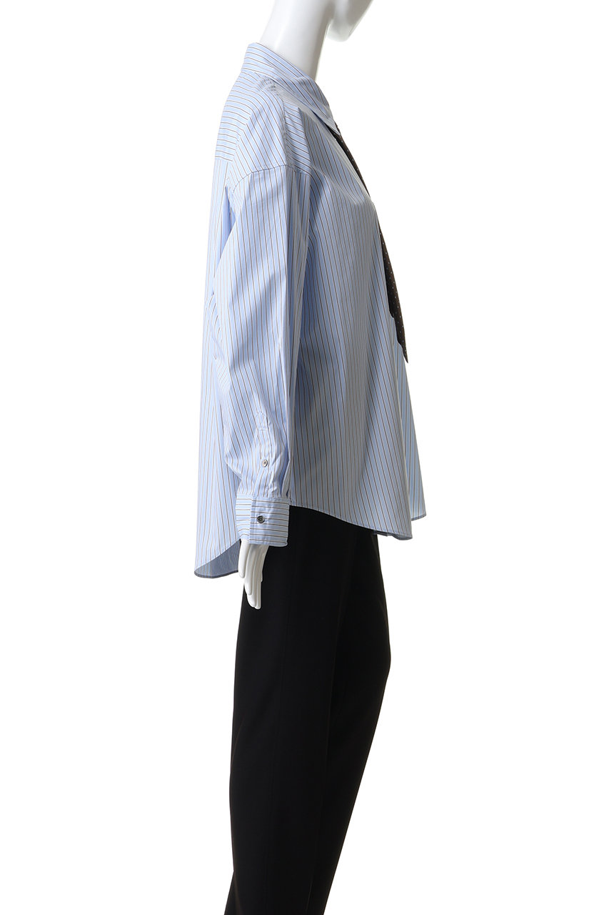 MAISON SPECIAL(メゾンスペシャル)｜Striped Neck Tie Shirt