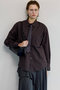 Striped Neck Tie Shirt/ストライプネクタイシャツ メゾンスペシャル/MAISON SPECIAL