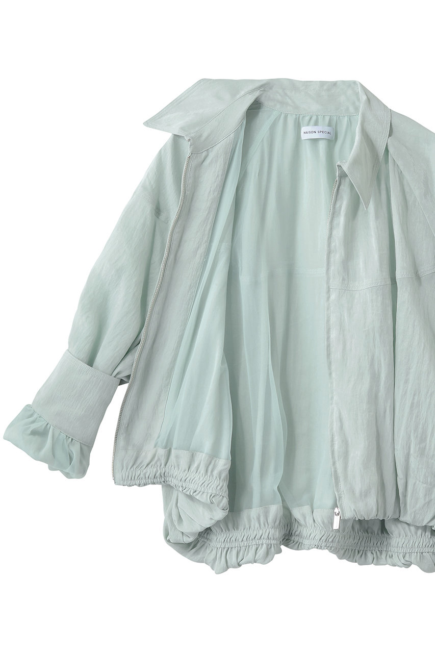 MAISON SPECIAL(メゾンスペシャル)｜Balloon Zip Shirt/バルーンジップ
