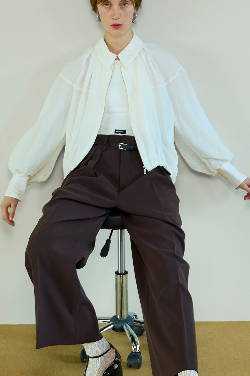 MAISON SPECIAL(メゾンスペシャル)｜【予約販売】Balloon Zip Shirt