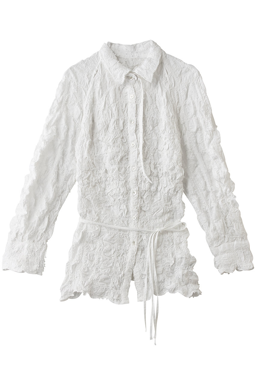 メゾンスペシャル/MAISON SPECIALのSharpened Shape Shirt/シャーリングシェイプシャツ(WHT(ホワイト)/21261315209)