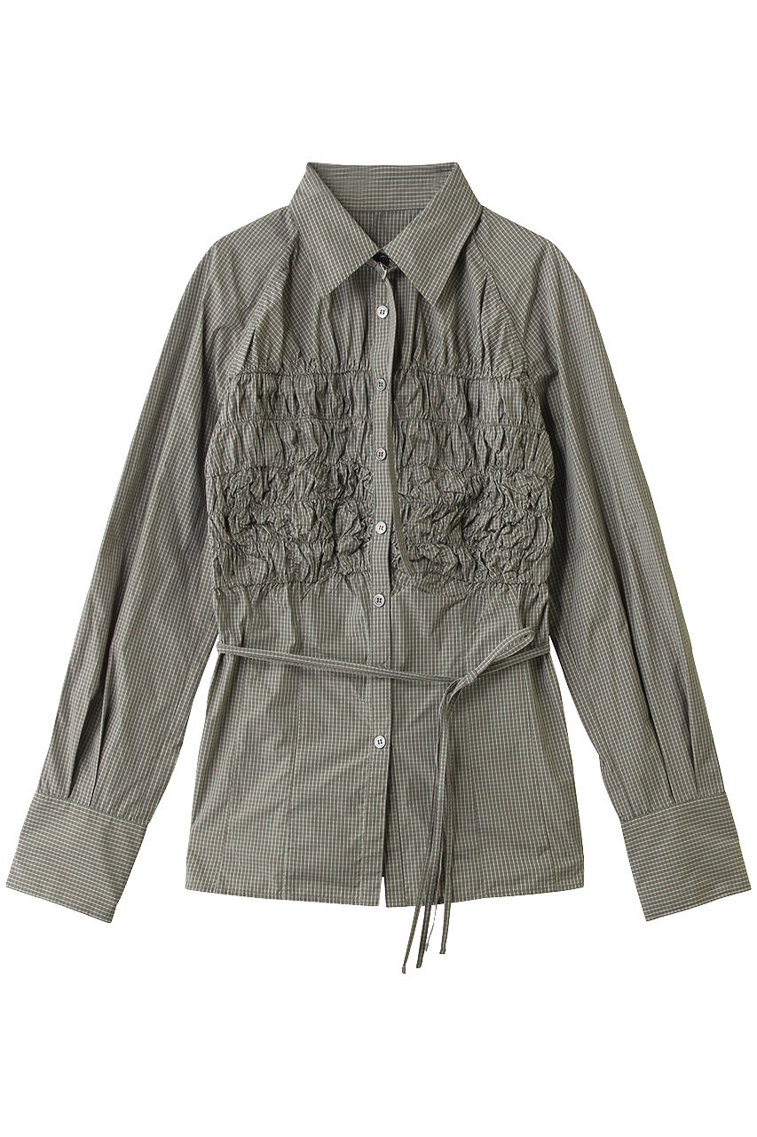 メゾンスペシャル/MAISON SPECIALのSharpened Shape Shirt/シャーリングシェイプシャツ(MLT1(マルチカラー)/21261315209)