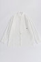 【予約販売】Hem Embroidery Neck Tie Shirt/ヘムエンブロイダリーネクタイシャツ メゾンスペシャル/MAISON SPECIAL WHT(ホワイト)