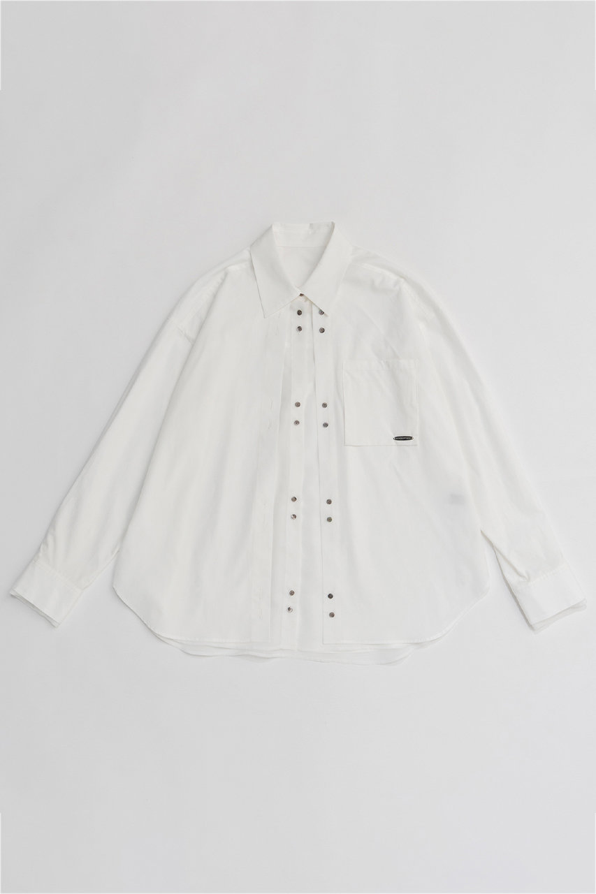 メゾンスペシャル/MAISON SPECIALの【予約販売】Sheer Shirt/シースルーシャツ(WHT(ホワイト)/21261315302)