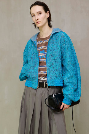 メゾンスペシャル/MAISON SPECIALの【予約販売】Tights Lace Parka/コードレースパーカー(110100/110105)