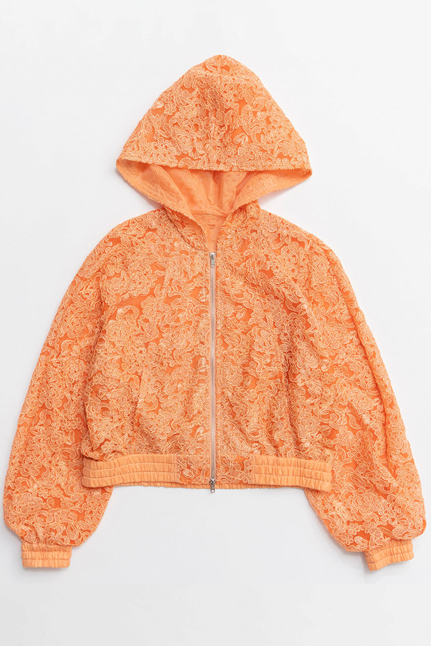 メゾンスペシャル/MAISON SPECIALの【予約販売】Tights Lace Parka/コードレースパーカー(ORG(オレンジ)/21261315304)
