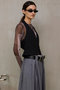 【予約販売】Suiting Halter Neck Vest/スーチングホルターネックベスト メゾンスペシャル/MAISON SPECIAL