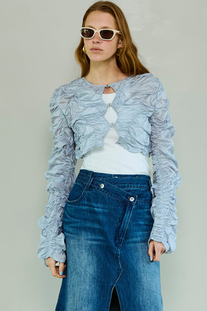 メゾンスペシャル/MAISON SPECIALの【予約販売】Random Charring Bolero/ランダムシャーリングボレロ(110400/110401)