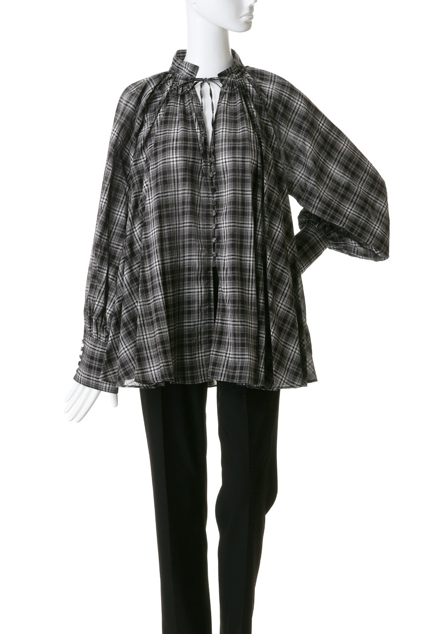 MAISON SPECIAL(メゾンスペシャル)｜V-neck voluminous blouse/タイ付V V-neck voluminous blouseタイ付Vネックボリュームブラウス
