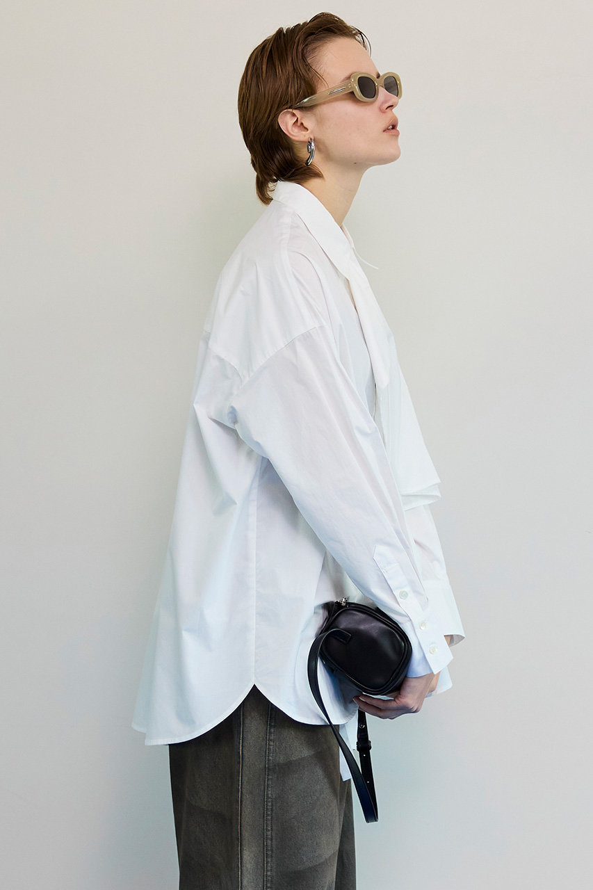 MAISON SPECIAL(メゾンスペシャル)｜Asymmetrical drape shirt