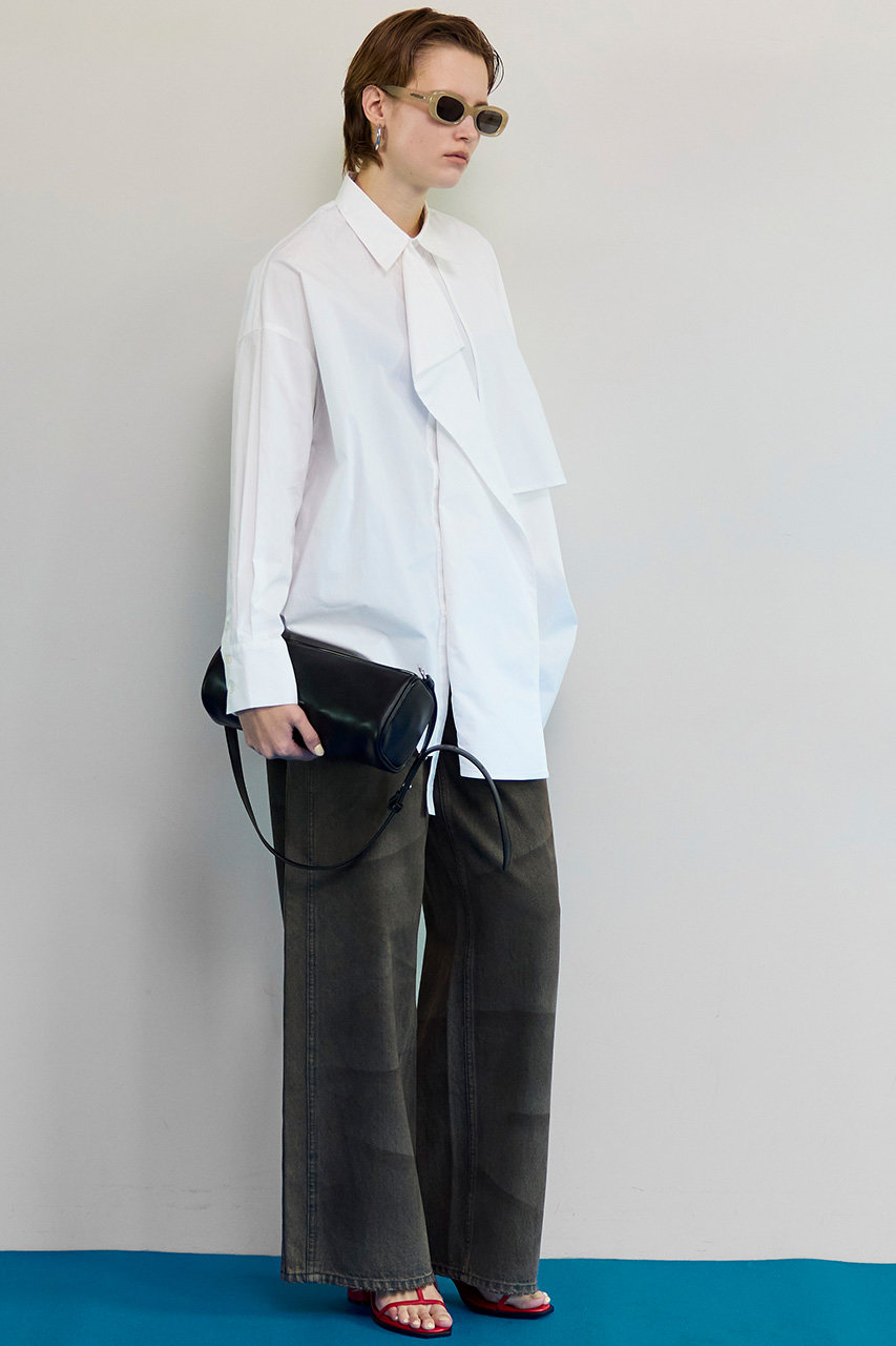 MAISON SPECIAL(メゾンスペシャル)｜Asymmetrical drape shirt