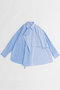 Asymmetrical drape shirt/アシンメトリードレープシャツ メゾンスペシャル/MAISON SPECIAL BLU(ブルー)