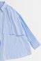 Asymmetrical drape shirt/アシンメトリードレープシャツ メゾンスペシャル/MAISON SPECIAL