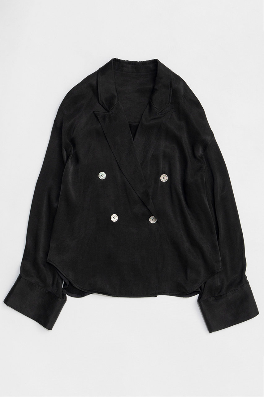 メゾンスペシャル/MAISON SPECIALの【予約販売】Jacket-Like Loose Shirt/ジャケットライクルーズシャツ(BLK(ブラック)/21261316301)