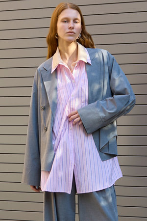 メゾンスペシャル/MAISON SPECIALの【予約販売】Jacket-Like Loose Shirt/ジャケットライクルーズシャツ(110400/110403)