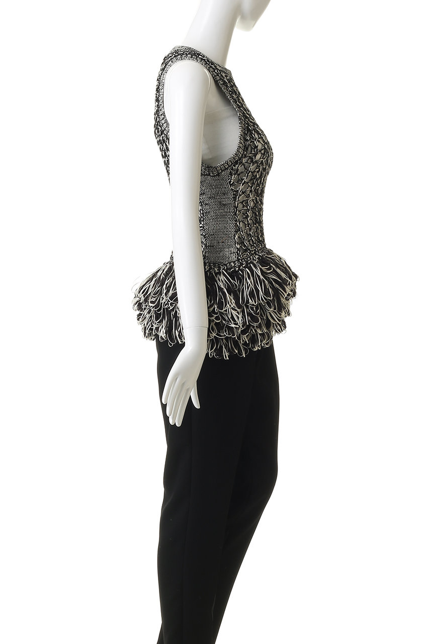 MAISON SPECIAL(メゾンスペシャル)｜Fringe Mesh Vest/フリンジ