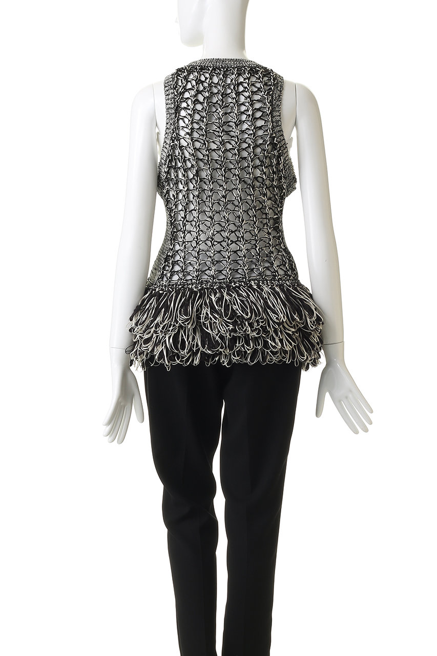 MAISON SPECIAL(メゾンスペシャル)｜Fringe Mesh Vest/フリンジ