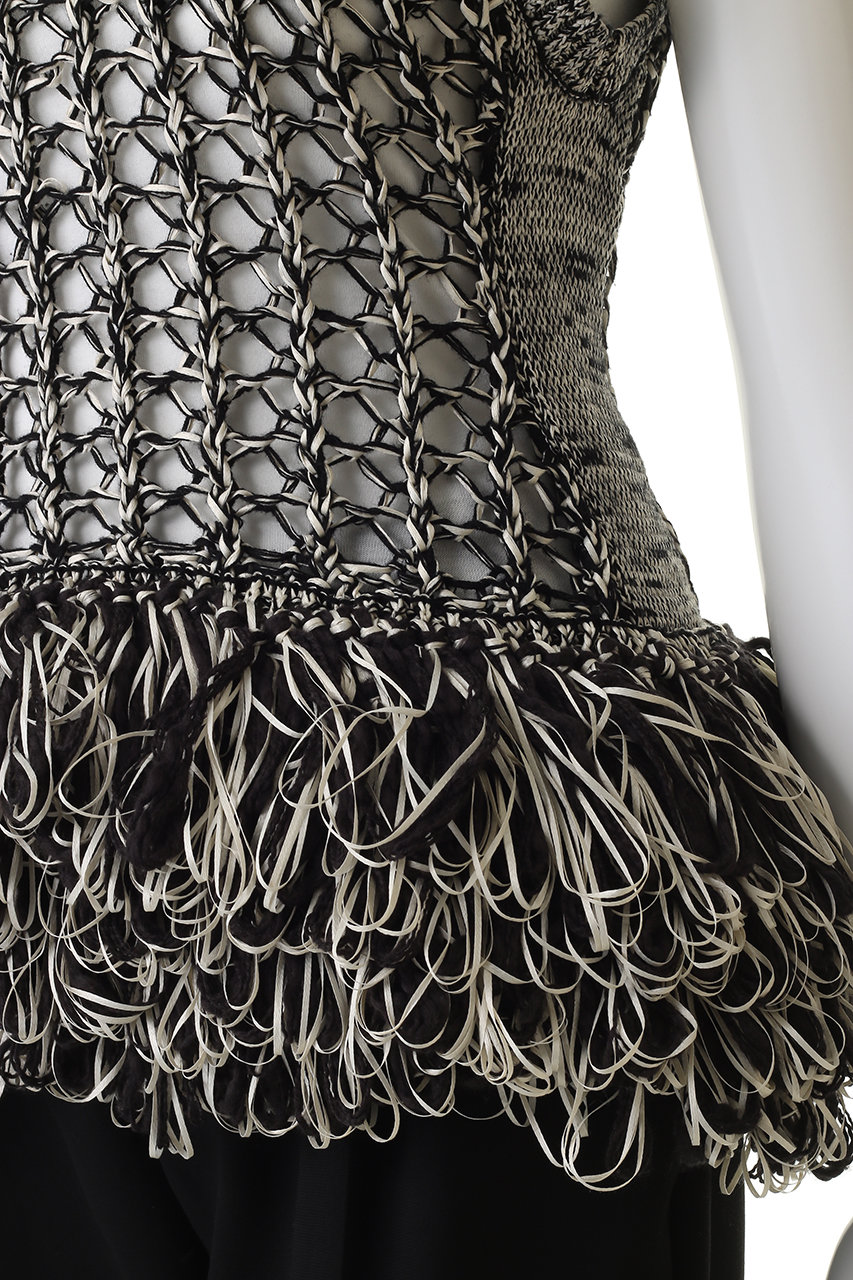 MAISON SPECIAL(メゾンスペシャル)｜Fringe Mesh Vest/フリンジ