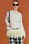 【予約販売】Fringe Mesh Vest/フリンジメッシュベスト メゾンスペシャル/MAISON SPECIAL