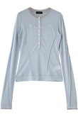 Henley Neck Top/ヘンリーネックシアートップ