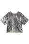 Sheer sequins Over T-Shirt/シアースパンコールオーバーTシャツ メゾンスペシャル/MAISON SPECIAL L.GRY(ライトグレー)