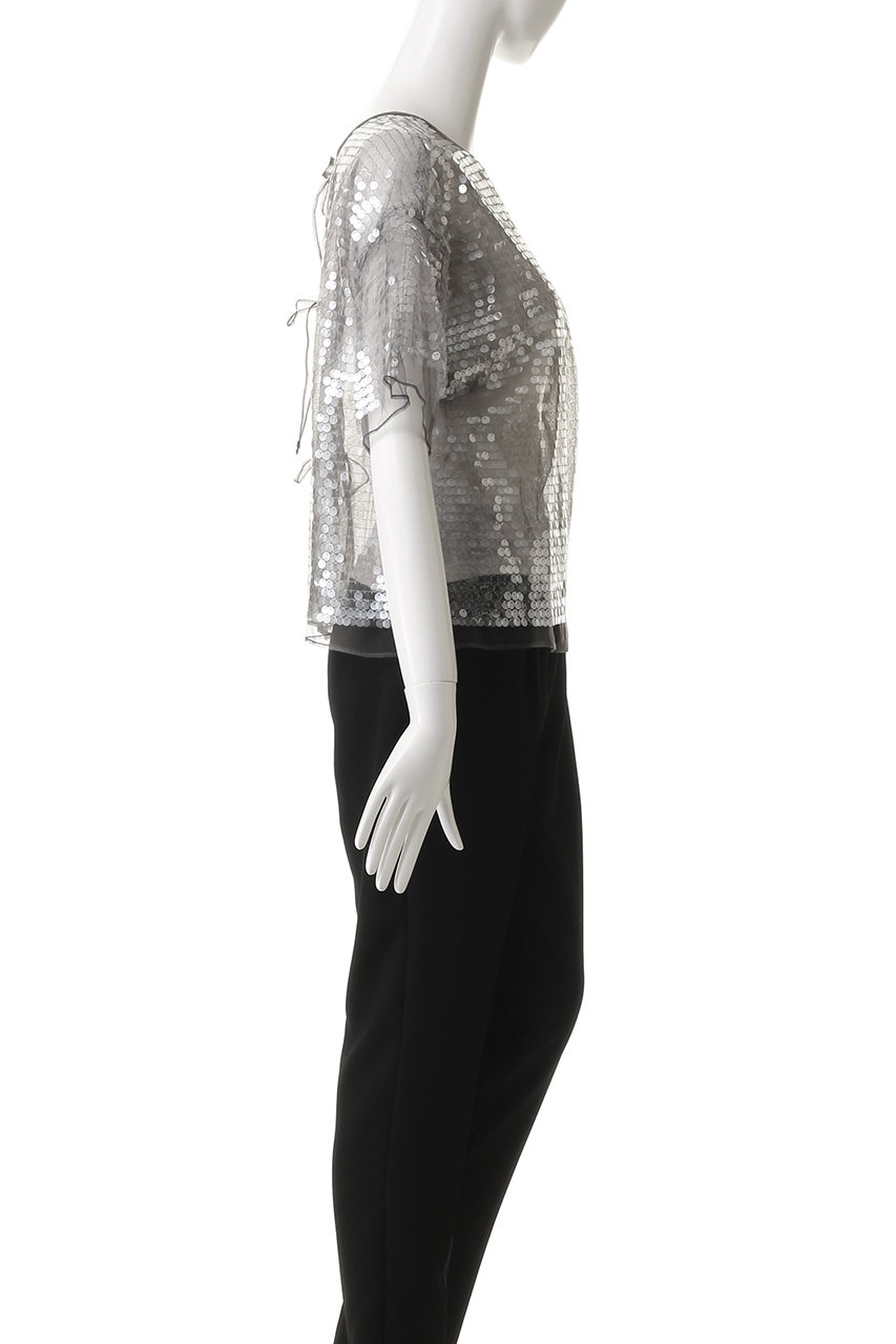 MAISON SPECIAL(メゾンスペシャル)｜Sheer sequins Over T-Shirt