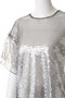 Sheer sequins Over T-Shirt/シアースパンコールオーバーTシャツ メゾンスペシャル/MAISON SPECIAL