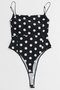 【予約販売】Cup-in Dot Bodysuit/カップインドットボディースーツ メゾンスペシャル/MAISON SPECIAL BLK(ブラック)