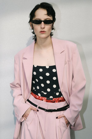 メゾンスペシャル/MAISON SPECIALの【予約販売】Cup-in Dot Bodysuit/カップインドットボディースーツ(110100/110103)