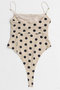 【予約販売】Cup-in Dot Bodysuit/カップインドットボディースーツ メゾンスペシャル/MAISON SPECIAL