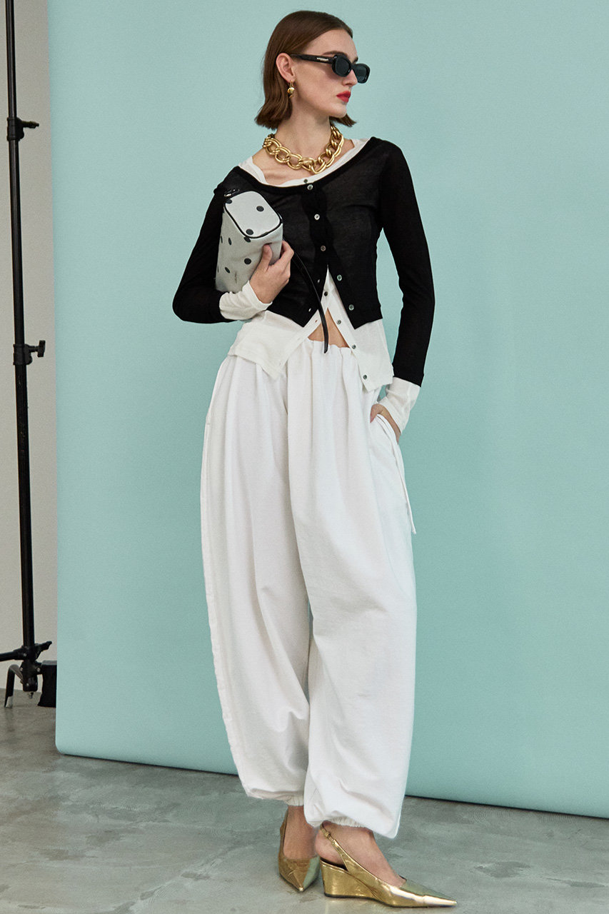 MAISON SPECIAL(メゾンスペシャル)｜2WAY Neck Bicolor Comfort Top
