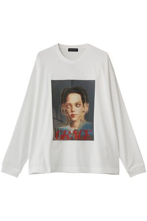 メゾンスペシャル/MAISON SPECIALのGRACE Print Long Tee/GRACEプリントロンTEE(110100/110103)