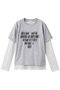 Open Heart Layered T-Shirt/オープンハートレイヤードTシャツ メゾンスペシャル/MAISON SPECIAL GRY(グレー)