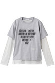 Open Heart Layered T-Shirt/オープンハートレイヤードTシャツ