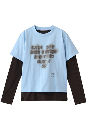 メゾンスペシャル/MAISON SPECIALのOpen Heart Layered T-Shirt/オープンハートレイヤードTシャツ(110100/110103)