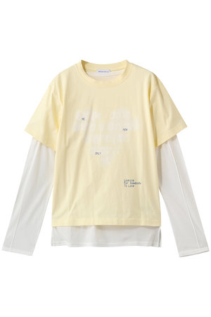 メゾンスペシャル/MAISON SPECIALのOpen Heart Layered T-Shirt/オープンハートレイヤードTシャツ(110100/110103)