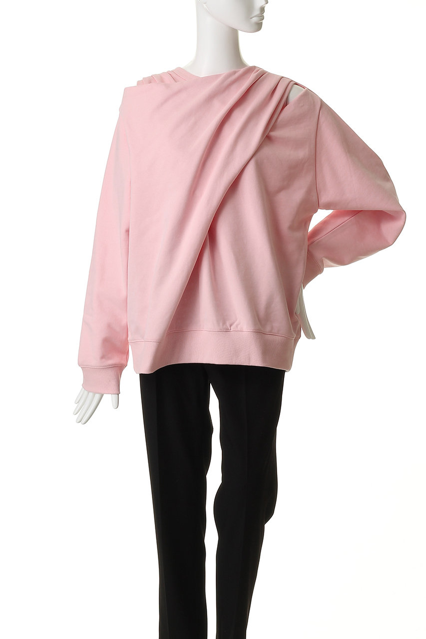 MAISON SPECIAL(メゾンスペシャル)｜Twist Cut-Off Sweat Top/ツイスト