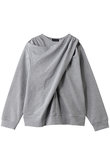 Twist Cut-Off Sweat Top/ツイストカットオフスウェットトップ