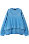 Layered Jersey Sweat Top/レイヤード天竺スウェットトップ メゾンスペシャル/MAISON SPECIAL BLU(ブルー)