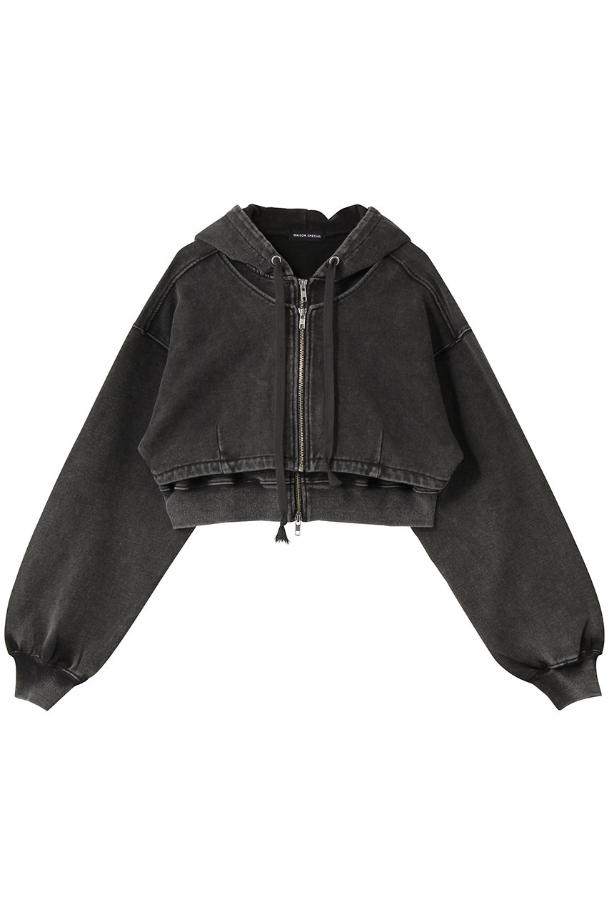 メゾンスペシャル/MAISON SPECIALのLayered Parka/レイヤードパーカー(C.GRY(チャコールグレー)/21261416301)